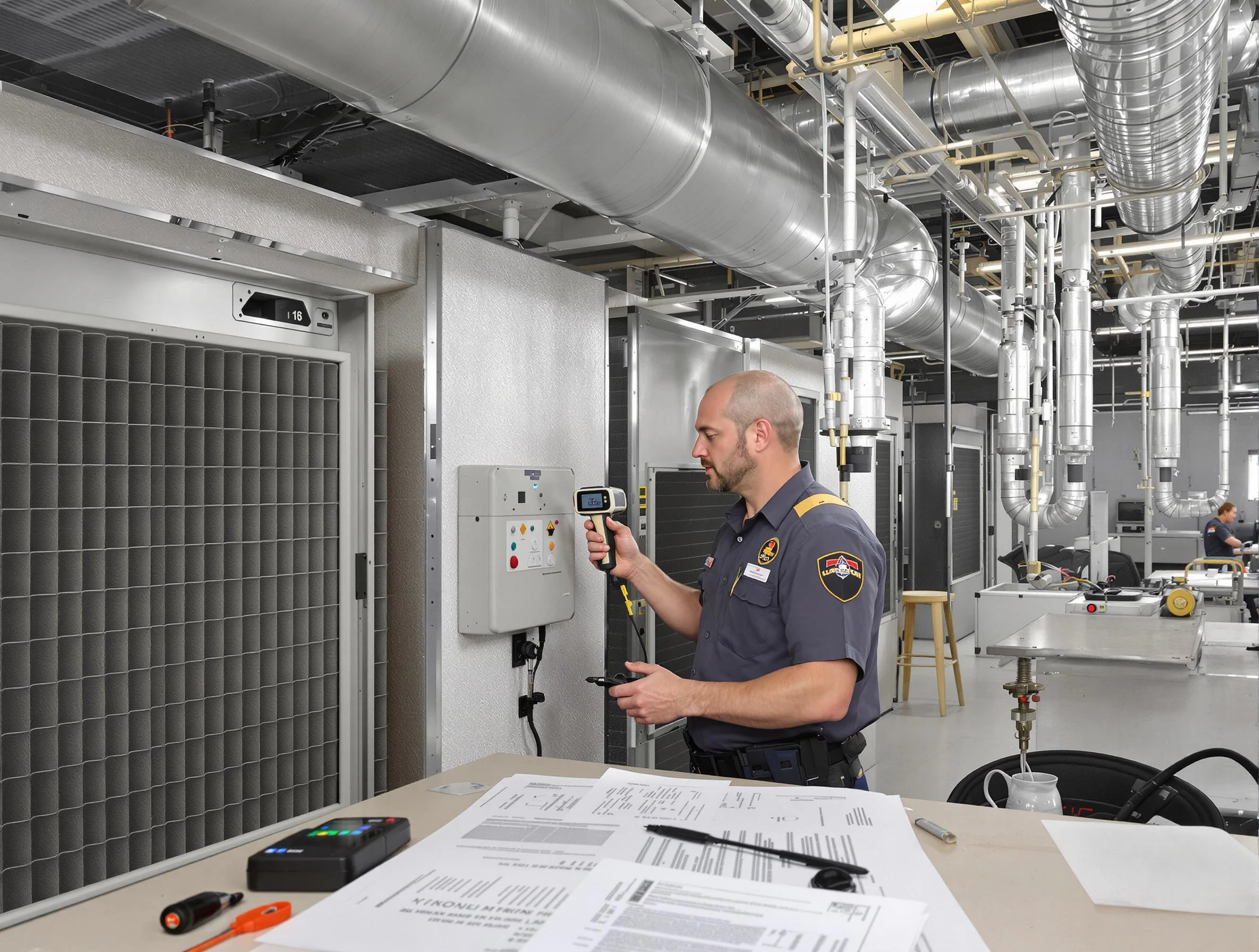 Professional filter system inspection by Taunton Air Duct Cleaning in Taunton