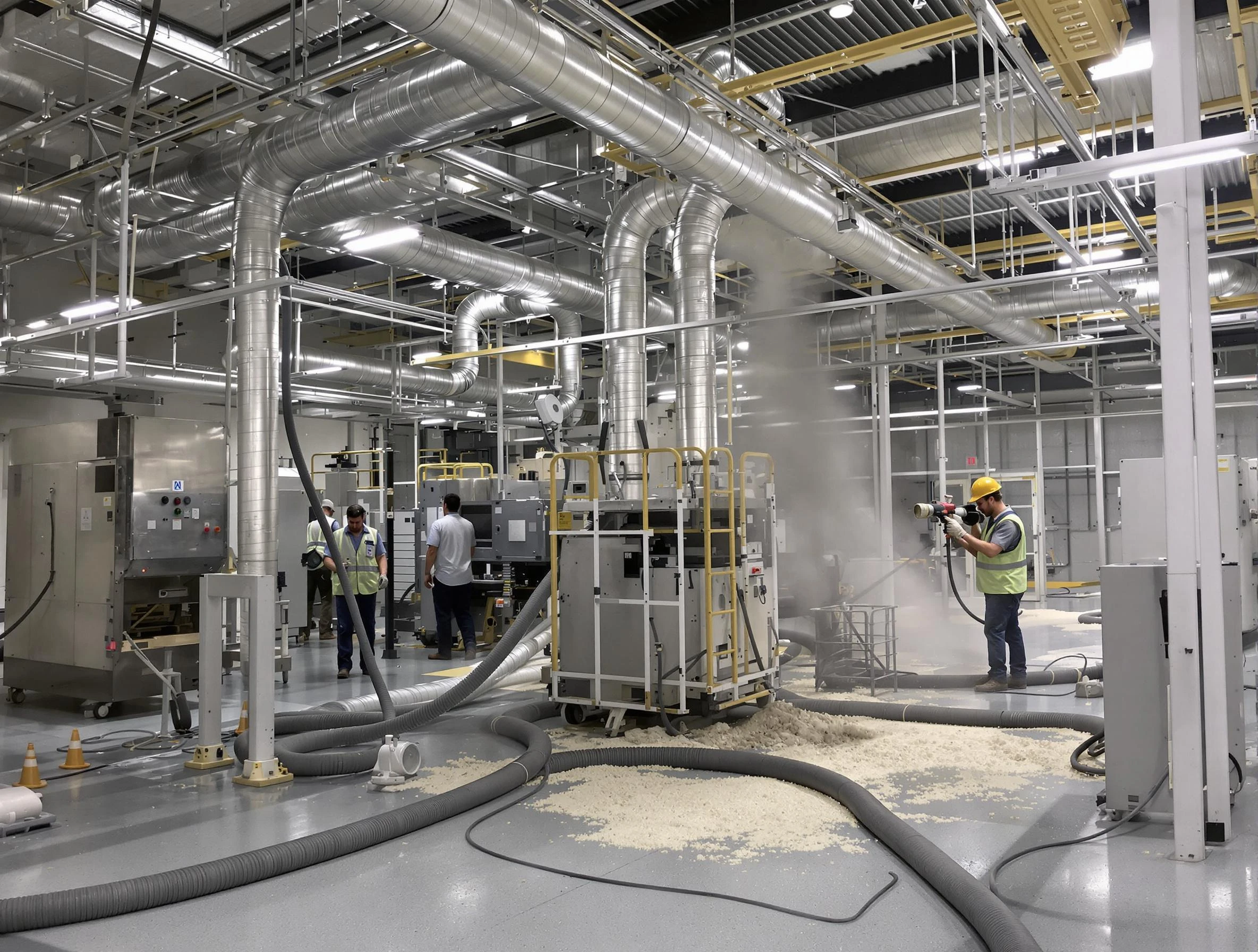 Heavy-duty industrial duct cleaning by Taunton Air Duct Cleaning in Taunton